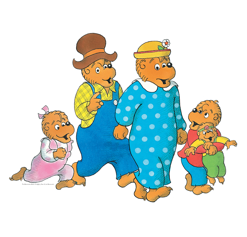 free clipart book characters berenstain bears