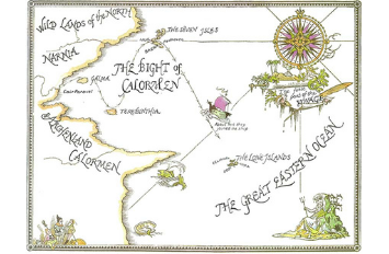 Narnia Maps: Voyage of the Dawn Treader