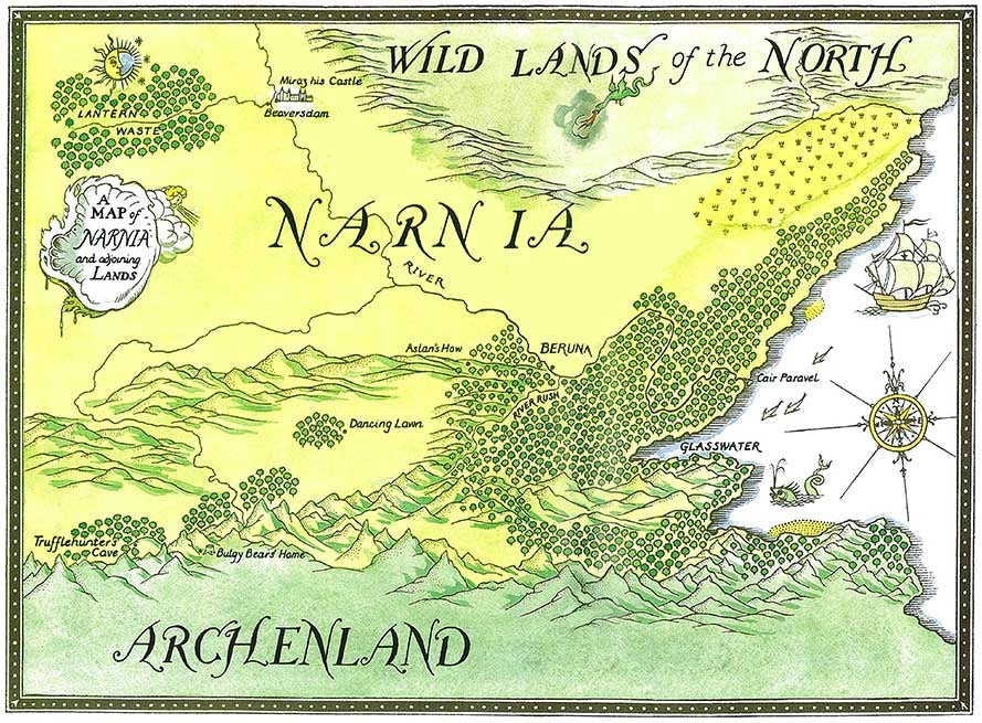 Narnia Maps Prince Caspian Official Site